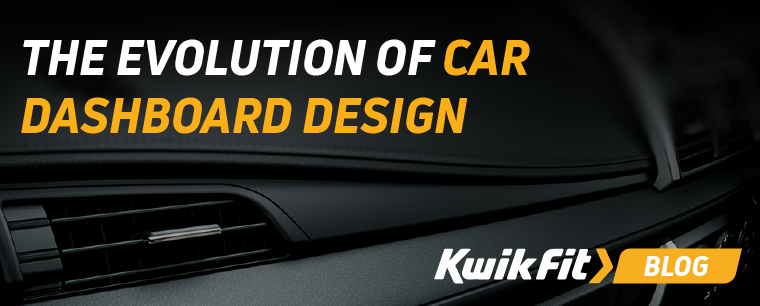 A modern car dashboard