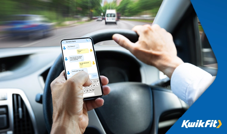 using a mobile phone while driving